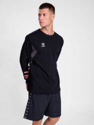 Hummel Authentic pamut fekete unisex pulóver Hummel Authentic pamut fekete unisex pulóver