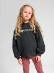 Hummel Octova kapucnis sötétszürke lány pulóver