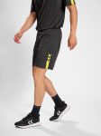 Hummel Active sötétszürke/sárga férfi rövidnadrág