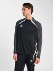 Hummel Lead 2.0 1/4 cipzáros fekete férfi pulóver