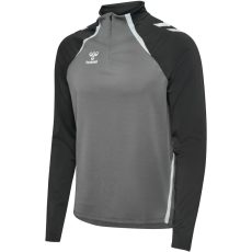 Hummel Lead 2.0 1/4 cipzáros szürke férfi pulóver