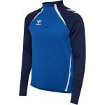 Hummel Lead 2.0 1/4 cipzáros kék férfi pulóver