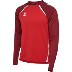 Hummel Lead 2.0 piros férfi pulóver