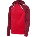  Hummel Lead 2.0 kapucnis piros férfi cipzáras felső
