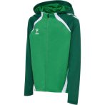 Hummel Lead 2.0 kapucnis zöld gyerek felső
