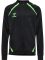 Hummel Lead 2.0 cipzáros fekete/zöld gyerek tréning felső