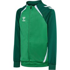 Hummel Lead 2.0 cipzáros zöld gyerek tréning felső