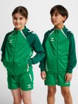 Hummel Lead 2.0 cipzáros zöld gyerek tréning felső