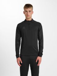 Hummel Pro félcipzáros fekete férfi felső