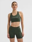 Hummel TE Fundamental zöld női sportmelltartó