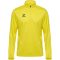 Hummel Essential félcipzáras sárga unisex pulóver