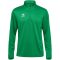 Hummel Essential félcipzáras zöld unisex pulóver
