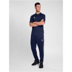 Hummel Essential fekete unisex galléros póló