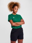 Hummel Go 2.0 pamut sötétzöld női póló