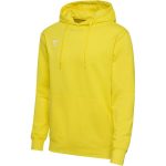  Hummel Go 2.0 pamut kapucnis sárga férfi pulóver