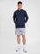 Hummel Go 2.0 pamut kapucnis sötétkék unisex pulóver