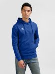 Hummel Go 2.0 pamut kapucnis kék unisex pulóver