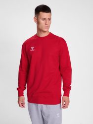 Hummel Go 2.0 pamut piros unisex pulóver