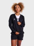  Hummel Go 2.0 pamut kapucnis fekete női kapucnis szabadidő felső