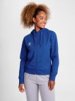   Hummel Go 2.0 pamut kapucnis kék női kapucnis szabadidő felső