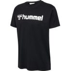  Hummel Go 2.0 Logo pamut fekete férfi póló