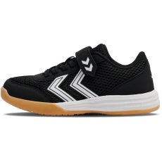 Hummel Multiplay Flex tépőzáras fekete/fehér gyerek kézilabda cipő