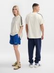 Hummel Archive pamut laza fehér unisex póló