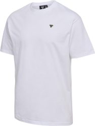 Hummel Loose bee pamut fehér unisex póló