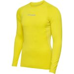 Hummel BL Performance sárga férfi hosszú ujjú póló