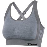 Hummel MT Shine varratnélküli szürke női sportmelltartó