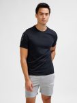 Hummel Elemental chevron pamut fekete unisex póló