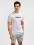 Hummel Elemental Logo pamut fehér unisex póló 