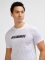  Hummel Elemental Logo pamut fehér unisex póló 
