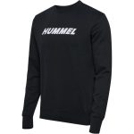 Hummel Elemental pamut fekete unisex pulóver