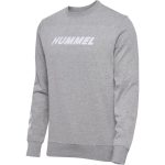 Hummel Elemental pamut szürke unisex pulóver