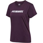 Hummel Elemental Logo pamut lila női póló