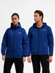 Hummel Tech pamut kapucnis kék szabadidő felső