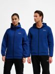 Hummel Tech pamut kapucnis kék szabadidő felső