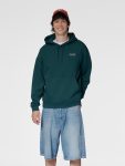 Hummel Loose Sportswear kapunis sötétzöld unisex pulóver