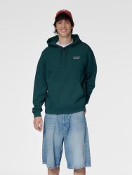 Hummel Loose Sportswear kapunis sötétzöld unisex pulóver