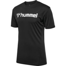 Hummel Logo fekete férfi póló