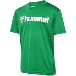 Hummel Logo zöld férfi póló