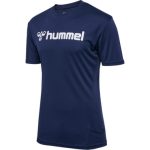 Hummel Logo sötétkék férfi póló