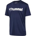 Hummel Logo sötétkék férfi póló