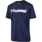 Hummel Logo sötétkék férfi póló