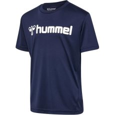 Hummel Logo sötétkék férfi póló