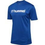 Hummel Logo kék férfi póló