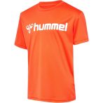 Hummel Logo narancssárga gyerek póló