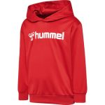 Hummel Logo kapucnis piros gyerek pulóver