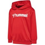 Hummel Logo kapucnis piros gyerek pulóver